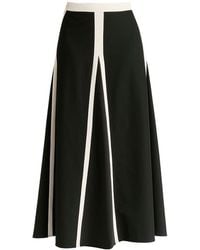 Paisie - Contrast Trim Maxi Skirt - Lyst