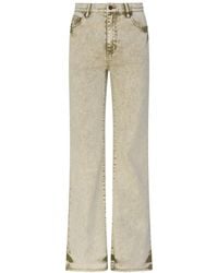 Circular Path - Neutrals High Rise Flare Jean - Lyst