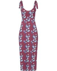 Sophie Cameron Davies - Floral Cotton Maxi Dress - Lyst