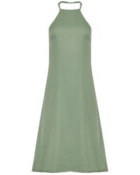 Mary Dickow - Amina Dress-Sage - Lyst