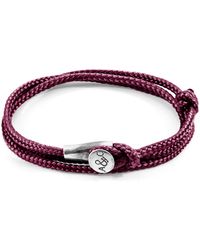 Anchor and Crew - Aubergine Dundee & Rope Bracelet - Lyst
