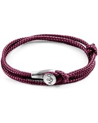 Anchor and Crew - Aubergine Dundee & Rope Bracelet - Lyst