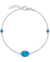 LÁTELITA London - Oval Opal Bracelet - Lyst