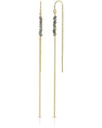 Heather Hawkins Jewelry - Shine On Tiny Gemstone Threader Earrings - Lyst