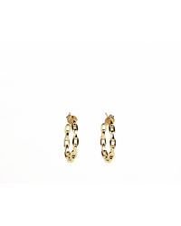 Addicted - Concordia Stud Chain Plated Earrings - Lyst