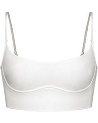MONIQUE MORIN LINGERIE - Core Long Line Bralette Crystal - Lyst