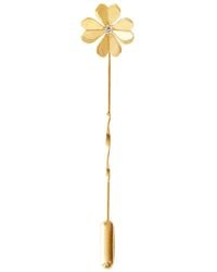 Lee Renee - Diamond Lucky Clover Tie Pin/ Twist Tie Pin– - Lyst