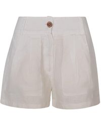 Haris Cotton - Linen Shotrs - Lyst