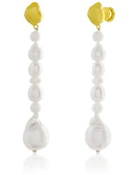 Arvino - Pearl Drop Earrings - Lyst