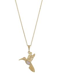 Ebru Jewelry - Pure Spirit Hummingbird Vermeil Necklace - Lyst