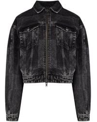 Pcfg - Your Itch Colorblocked Denim Jacket - Lyst