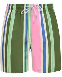 Robert & Son - Stripe Swim Shorts - Lyst
