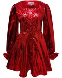Madeleine Simon Studio - The Christmas Mad Hatter Metallic Dress - Lyst
