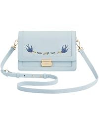 Fable England - Bird Embroidered Foldover Bag - Lyst