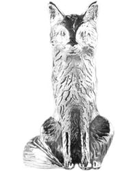 Lee Renee - Fox Lapel Pin – Sitting - Lyst