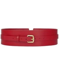 Haute Cuir - Athea Wide Leather Belt - Lyst