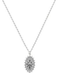 Clemence Wren - Oval Star Pendant Necklace - Lyst