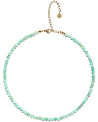Seven Saints - Chrysoprase And Luminous Abundance Choker Necklace, Gemstone Jewelry - Lyst