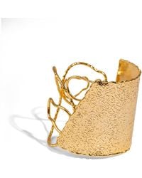 Ebru Jewelry - Golden Flame Arm & Cuff Bracelet - Lyst