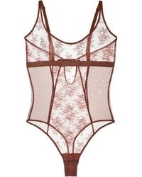 Journelle - Romy Bodysuit Pecan - Lyst