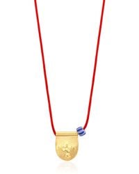 The Pheia - String Necklace With Charm - Lyst