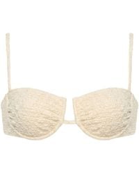 Montce - Neutrals Amalia Texture Simonette Bikini Top - Lyst