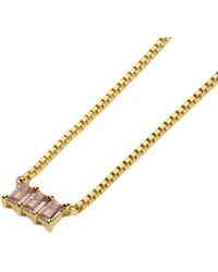 NASI SILVER - Kadima Baguette Necklace- Spinel - Lyst