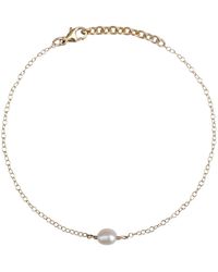 Kiri & Belle - Mini Cara Single Pearl Filled Bracelet - Lyst