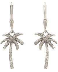 Charlotte's Web Jewellery - Oasis Palm Drop Earrings - Lyst