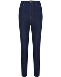 I AM DENIM - Above & Beyond Tummy Friendly- High Waist Skinny Jeans Dark - Lyst