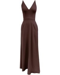 Dress the Population - High Slit Bodycon Maxi Dress - Lyst