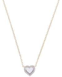 SHYMI - Enamel & Pave Mini Heart - Lyst