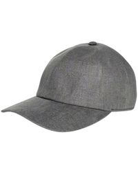 Cachemio - Minimalist Linen Baseball Cap - Lyst