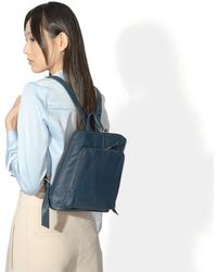 Hides Leather Co. - Minimal Genuine Leather Backpack - Lyst