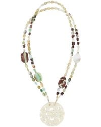 Bleïs Madrid - Airi Double-Strand Long Necklace - Lyst