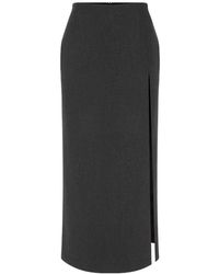 NAZLI CEREN - Lea Twill Maxi Skirt - Lyst