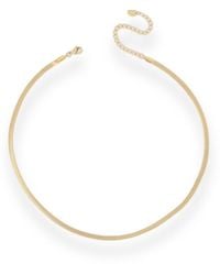 Divine Aria - Snake Classic Layering Tarnish Free Necklace - Lyst
