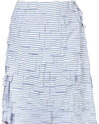Madebyza - Striped Mini Skirt - Lyst