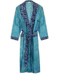 Inara - Indian Cotton Waterlily Print Robe - Lyst