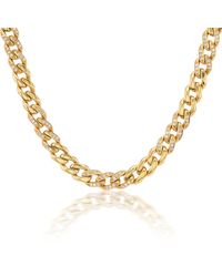 Preeti Sandhu - Coco Curb-Chain Necklace With Sapphires - Lyst