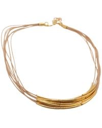 Nart Nature Making Art - The Single Buriti Natural Fiber Necklace - Lyst