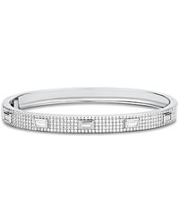 SHYMI - Baguette And Pave Bangle - Lyst