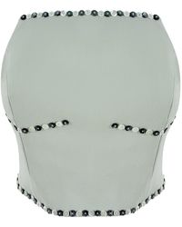 Contessa Mills - Neutrals Benjamin Bustier Top - Lyst
