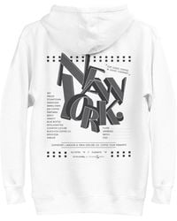 Anchor and Crew - Gustatory New York Coffee Scene Cotton Blend Embroidered Hoodie - Lyst