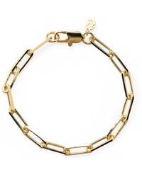 Miss Cecilia - Classic Paperclip Chain Bracelet - Lyst