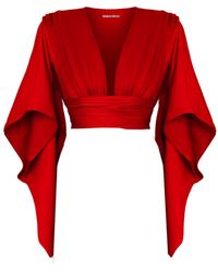 Sanctumum - Calypso Kimono Top With Xl Ties - Lyst