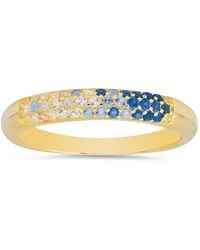 Kylie Harper - Petite Sapphire Ombre Pave Band Ring - Lyst