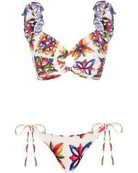 Nur Karaata - Lily Sicilia Short Waist Bikini Set - Lyst