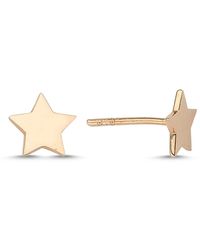 Ecce | Artisan Diamonds - Single 14K Star Earring - Lyst