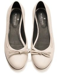 Mariano Shoes - Neutrals Marinha Flats Cream - Lyst